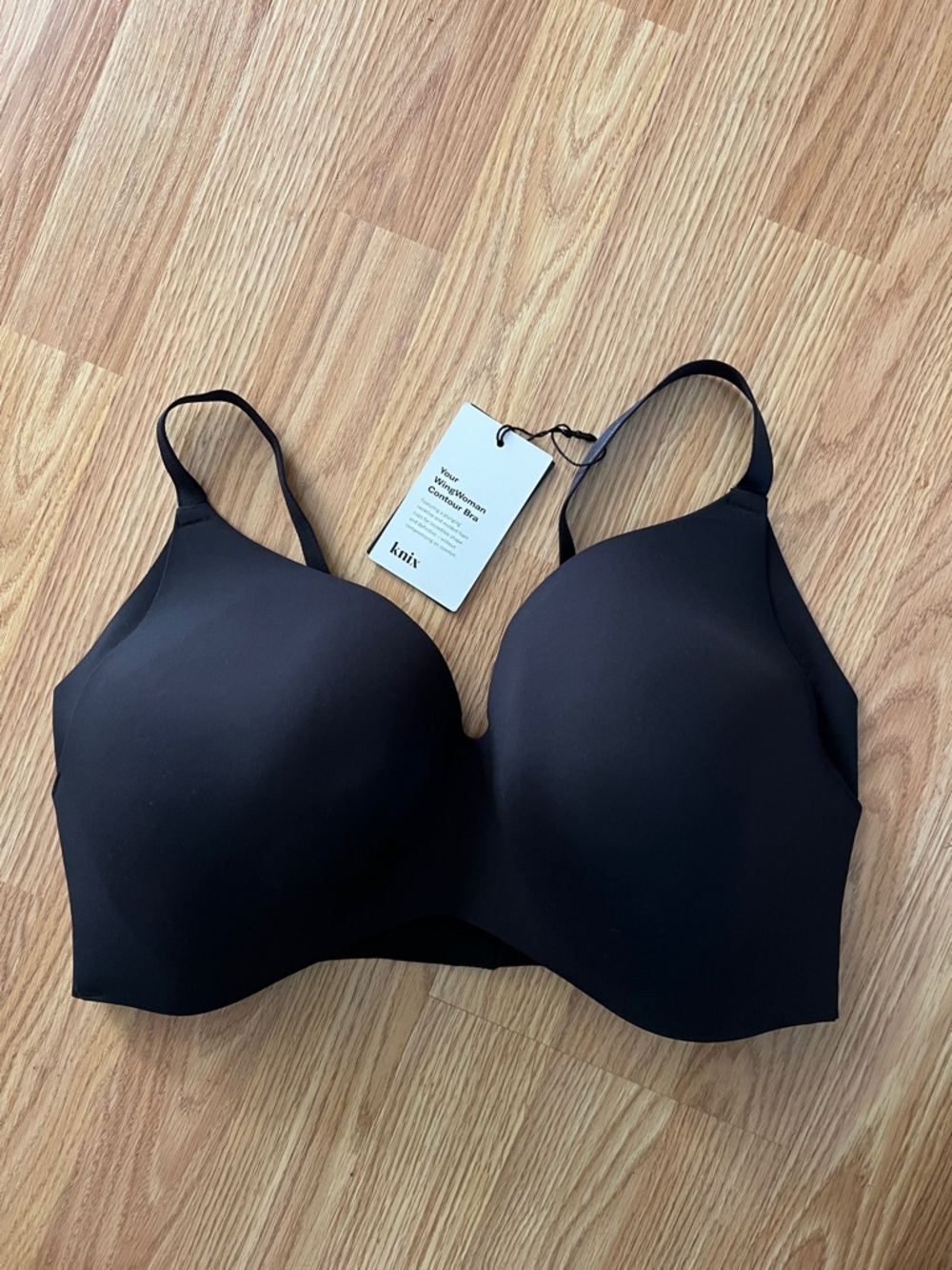 knix Black Seamless Wireless Contour Bra